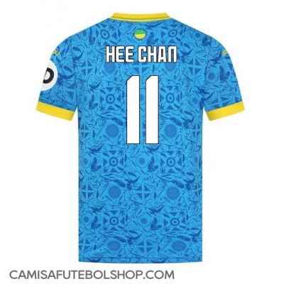 Camisa de time de futebol Wolves Hee-chan Hwang #11 Replicas 3º Equipamento 2025-26 Manga Curta Camisa de time de futebol Wolves Hee-chan Hwang #11 Replicas 3º Equipamento 2025-26 Manga Curta